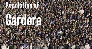 Population of Gardere, LA