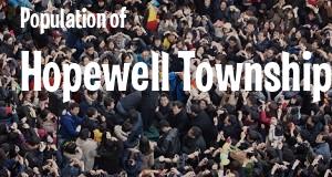 Population of Hopewell Township, PA