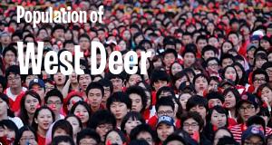 Population of West Deer, PA