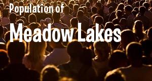 Population of Meadow Lakes, AK