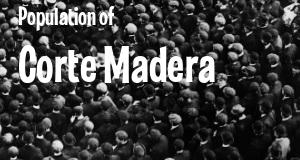 Population of Corte Madera, CA