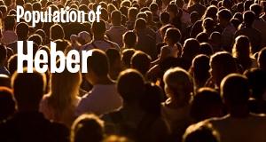 Population of Heber, CA