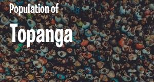 Population of Topanga, CA