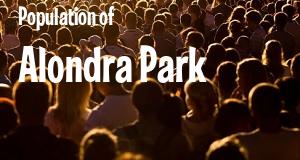 Population of Alondra Park, CA