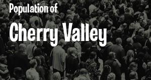 Population of Cherry Valley, CA