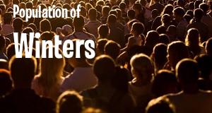 Population of Winters, CA