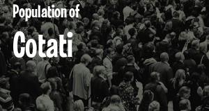 Population of Cotati, CA