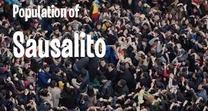 Population of Sausalito, CA