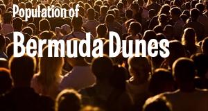 Population of Bermuda Dunes, CA