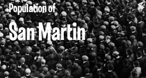 Population of San Martin, CA