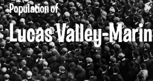 Population of Lucas Valley-Marinwood, CA
