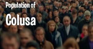 Population of Colusa, CA