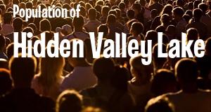 Population of Hidden Valley Lake, CA