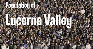 Population of Lucerne Valley, CA