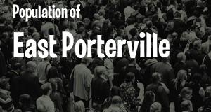 Population of East Porterville, CA