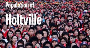 Population of Holtville, CA