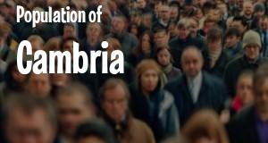 Population of Cambria, CA