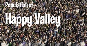 Population of Happy Valley, CA