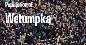 Population of Wetumpka, AL