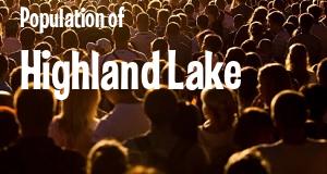 Population of Highland Lake, AL