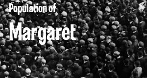 Population of Margaret, AL