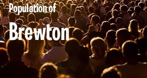 Population of Brewton, AL