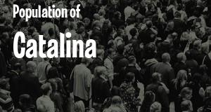 Population of Catalina, AZ
