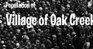 Population of Village of Oak Creek, AZ