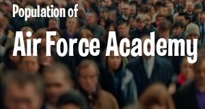 Population of Air Force Academy, CO