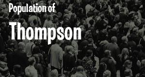 Population of Thompson, CT