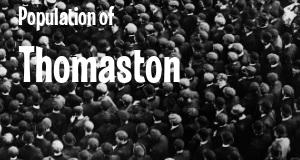 Population of Thomaston, CT