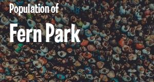 Population of Fern Park, FL