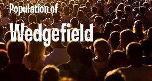 Population of Wedgefield, FL