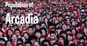 Population of Arcadia, FL