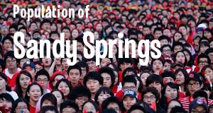 Population of Sandy Springs, GA
