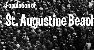 Population of St. Augustine Beach, FL