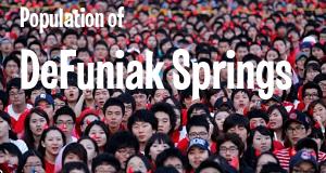 Population of DeFuniak Springs, FL
