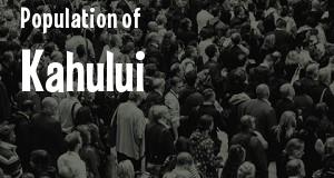 Population of Kahului, HI