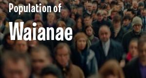 Population of Waianae, HI