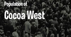 Population of Cocoa West, FL