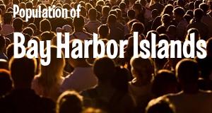 Population of Bay Harbor Islands, FL
