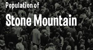 Population of Stone Mountain, GA