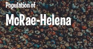 Population of McRae-Helena, GA