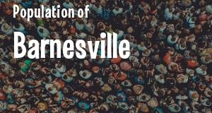 Population of Barnesville, GA