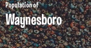 Population of Waynesboro, GA