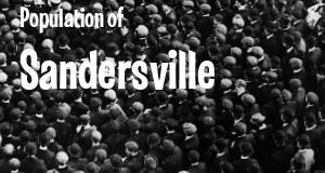 Population of Sandersville, GA
