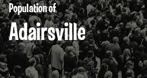 Population of Adairsville, GA