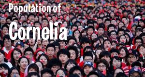 Population of Cornelia, GA