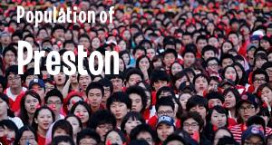Population of Preston, ID