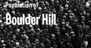 Population of Boulder Hill, IL